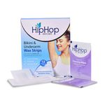 Buy HipHop Bikini & Underarm Wax Strips with Argan Oil - Purplle