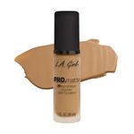 Buy L.A. Girl Hd Pro.Matte Foundation-Medium Beige 30 ml - Purplle
