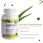 Buy Kapiva Aloe Vera + Hairshine Capsules - 60 Caps - Purplle
