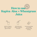 Buy Kapiva Aloe + Wheatgrass Juice - Natural Detoxifier 1L - Purplle