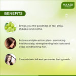 Buy Vaadi Herbals Value Pack of 3 Amla Shikakai Shampoo - Hairfall & Damage Control (350 ml X 3) - Purplle