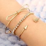 Buy Ferosh Auric Troika Cuff Set - Purplle
