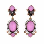 Buy Ferosh Eliza Pink Drop Earrings - Purplle