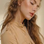 Buy Ferosh Aurum Sequence Drop Earrings - Purplle