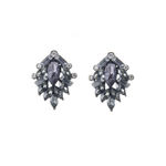 Buy Ferosh Punk Crystal Studs - Purplle