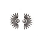 Buy Ferosh Semi Crystal Studs - Purplle