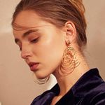 Buy Ferosh Zinariya Multi Hoop Earrings - Purplle