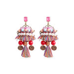 Buy Ferosh Thread Statement Danglers - Purplle