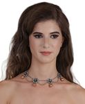 Buy Ferosh Dropping Pearls Choker - Purplle