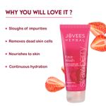 Buy Jovees Herbal Strawberry Face Wash with Strawberry Extracts | For Normal to Dry Skin | For Women/Men | For Hydrating & Glowing Skin 120ml - Purplle