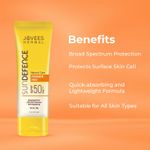 Buy Jovees Herbal Sun Defence Cream SPF 50 | Broad Spectrum PA+++ | UVA/UVB Protection | Lightweight | Quick Absorption | For All Skin Types 50g - Purplle