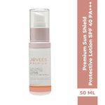 Buy Jovees Premium Sun Shield Protective Lotion SPF 40 | Broad Spectrum PA+++ | Matte Tint | Infused with Organic Extracts | Lightweight and Oil Free 50ml - Purplle