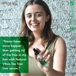 Buy Natural Vibes ~ Ayurvedic Tea Tree Hair Repair Serum 30 ml ~ For treating dandruff, hairfall and damaged hair - Purplle