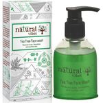 Buy Natural Vibes ~ Ayurvedic Tea Tree Face Wash 150 ml ~ Reduces acne, blemishes and purifies skin - Purplle