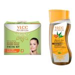 Buy VLCC Double Neem Facial Kit & Ayurveda Shampoo Intense Nourishing Combo (150 g) - Purplle
