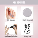 Buy NY Bae Matte Nail Enamel - Take Out Soup 18 (6 ml) | Grey | Luxe Matte Finish | Highly Pigmented | Chip Resistant | Long lasting | Full Coverage | Streak-free Application | Vegan | Cruelty Free | Non-Toxic - Purplle