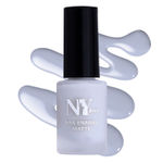Buy NY Bae Matte Nail Enamel - Eggs Benedict 19 (6 ml) | Grey | Luxe Matte Finish | Highly Pigmented | Chip Resistant | Long lasting | Full Coverage | Streak-free Application | Vegan | Cruelty Free | Non-Toxic - Purplle