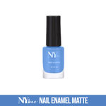 Buy NY Bae Matte Nail Enamel - Blue Strawberry 20 (6 ml) | Blue | Luxe Matte Finish | Highly Pigmented | Chip Resistant | Long lasting | Full Coverage | Streak-free Application | Vegan | Cruelty Free | Non-Toxic - Purplle