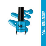 Buy NY Bae Gel Nail Lacquer - Blue Lagoon 10 (6 ml) | Blue | Luxe Gel Finish | Highly Pigmented | Chip Resistant | Long lasting | Full Coverage | Streak-free Application | Cruelty Free | Non-Toxic - Purplle
