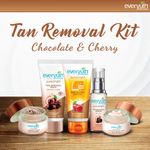 Buy Everyuth Naturals Chocolate and Cherry Tan Removal Kit (300 g) - Purplle