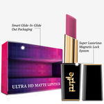 Buy Purplle Ultra HD Matte Lipstick, Pink - Pranks Partner 1 - Purplle