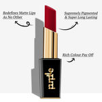 Buy Purplle Ultra HD Matte Lipstick, Red - Selfie Partner 5 - Purplle