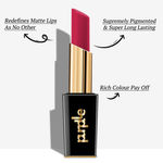 Buy Purplle Ultra HD Matte Lipstick, Pink - Travel Partner 7 - Purplle