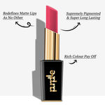 Buy Purplle Ultra HD Matte Lipstick, Pink - Office Partner 8 - Purplle