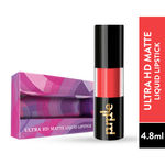 Buy Purplle Ultra HD Matte Liquid Lipstick, Red, My First Prom Night 2 (4.8 ml) - Purplle