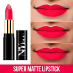 Buy NY Bae Super Matte Lipstick - Magnanimous Melissa 2 (4.2 g) | Pink | Matte Finish | Enriched with Vitamin E | Rich Colour Payoff | Nourishing | Long lasting | Smudgeproof | Vegan | Cruelty & Paraben Free - Purplle