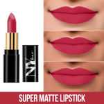 Buy NY Bae Super Matte Lipstick - Rebellious Rachel 14 (4.2 g) | Berry Pink | Matte Finish | Enriched with Vitamin E | Rich Colour Payoff | Nourishing | Long lasting | Smudgeproof | Vegan | Cruelty & Paraben Free - Purplle