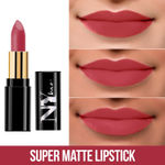 Buy NY Bae Super Matte Lipstick - Worthy Wendy 22 (4.2 g) | Nude | Matte Finish | Enriched with Vitamin E | Rich Colour Payoff | Nourishing | Long lasting | Smudgeproof | Vegan | Cruelty & Paraben Free - Purplle
