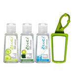 Buy Zuci Citrus Lime, Cucumber Mint, And Natural Hand Sanitizer With Bag Tag (30 ml X 3) - Purplle