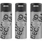 Buy David Beckham Homme Men Deodorant boby spray 150 ml each (Pack of 3, 450ml) - Purplle