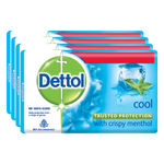 Buy Dettol Soap Cool (75 g) (Pack of 4) - Purplle