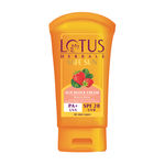 Buy Lotus Herbals Safe Sun Sunscreen Cream - Breezy Berry | SPF 20 | PA+ | Sweat & Waterproof | Non-Greasy | 100g - Purplle
