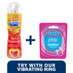 Buy Durex Play Saucy Strawberry (50 ml) - Purplle