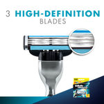 Buy Gillette Mach 3 Manual Shaving Razor Blades (Cartridge) 8s pack - Purplle