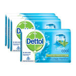 Buy Dettol Cool Soap (125 g x 4) Price Off - Purplle