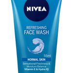 Buy Nivea Face Wash, Refreshing (55 ml) - Purplle