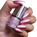 Buy DeBelle Gel Nail Lacquer Metallic Chrome Glaze - Pink, (8 ml) - Purplle