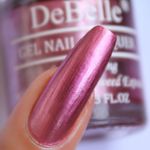 Buy DeBelle Gel Nail Lacquer Metallic Chrome Glaze - Pink, (8 ml) - Purplle