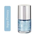 Buy DeBelle Gel Nail Lacquer Metallic Aqua Frenzy - Light Blue, (8 ml) - Purplle