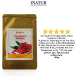 Buy Inatur Pomegranate Sheet Mask (38 g) - Purplle