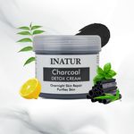 Buy Inatur Charcoal Detox Cream (Overnight Repair) (100 g) - Purplle