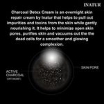Buy Inatur Charcoal Detox Cream (Overnight Repair) (100 g) - Purplle