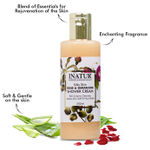 Buy Inatur Silky Skin Rose & Geranium Shower Cream (200 ml) - Purplle
