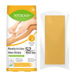 Buy Remove Wax Strips Maxi Set - Normal Hair (52 Pieces) - Purplle