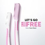 Buy LetsShave Face Hair Removal Razor For Women - Pack of 3 - Purplle