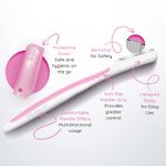 Buy LetsShave Face Hair Removal Razor For Women - Pack of 3 - Purplle